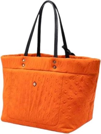 Louis Vuitton Tweedehands Canvas Louis Vuitton tassen - Dames - Vintage Shopper - Oranje - ONE Size - Vintage