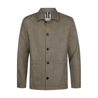 Profuomo Heren, Jassen, Bruin, Maat: XL Wol