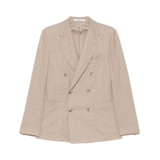 Tagliatore Heren, Jassen, Beige, Maat: XL Leer