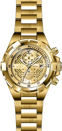 Invicta Aviator Chronograph Gold Dial Mens Watch 28122