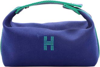Herm&egrave;s Bride-A-Brac Travel Case Toile Pm (Authentic Pre-Loved)