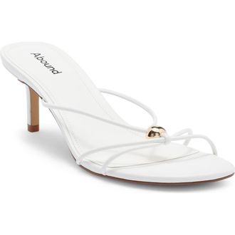 Abound Zola Heeled Sandal in White Eggshell at Nordstrom Rack, Size 7.5