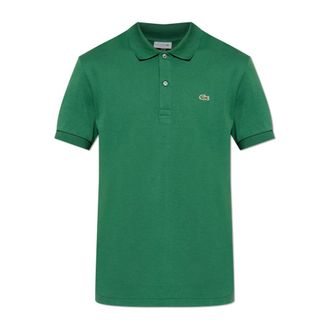Lacoste Polo Shirts, male, Green, Size: 2XL Regular Fit Pima Polo Shirt