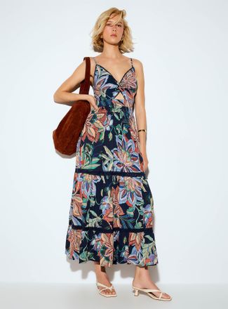 Icone Womens Twist detail maxi dress