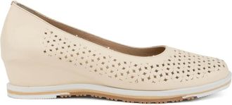 Sergio Moretti Schoenen, Dames, Beige, 41 EU, Casual Gesloten Ballerinas