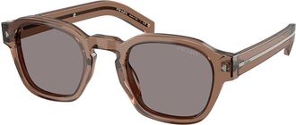 Prada PR A16SF Asian Fit 28I03D Mens Sunglasses Brown Size 53