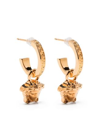 Versace Golden Medusa Hoop Earrings