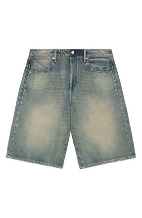 Rta Gustavo Oversize Denim Bermuda Shorts in Dawn Wave at Nordstrom, Size 31