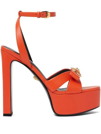 Versace Gianni Ribbon sandalen - Oranje