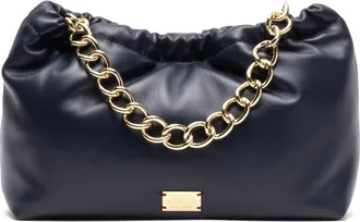 Frances Valentine Bici Leather Crossbody Bag in Navy at Nordstrom