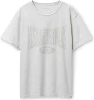 Alexander Wang T-shirts en Poloshirts - Dames - T-shirts - Wit - XS - Katoen - Tops