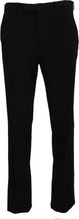 Bencivenga Elegante Zwarte Main Line Broek - Heren - Slim Fit Broeken - Zwart - 3XL - Broeken