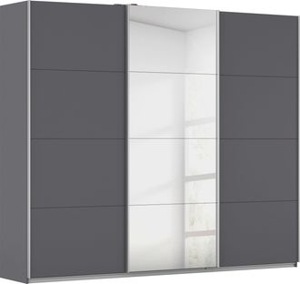 rauch Schwebetürenschrank »Kleiderschrank Schrank Garderobe Wäscheschrank Ankleide KULMBACH« Breite 271 cm, in 2 Höhen erhältlich, mit Metallgriffleisten MA