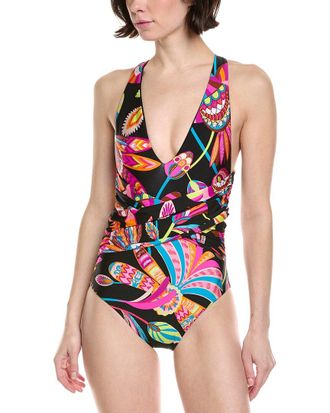Trina Turk Luminary Plunge One-Piece