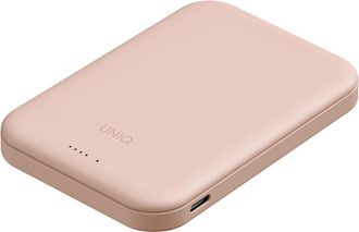 OEM Uniq Lyden Lexa Bater&iacute;a Externa Magn&eacute;tica De 5000 Mah Pd Usb-c Magsafe Rosa