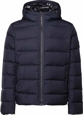 Fay Double Front Feather Jacket In Nylon