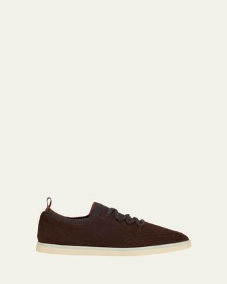 Loro Piana Soho Walk Nubuk Sneakers