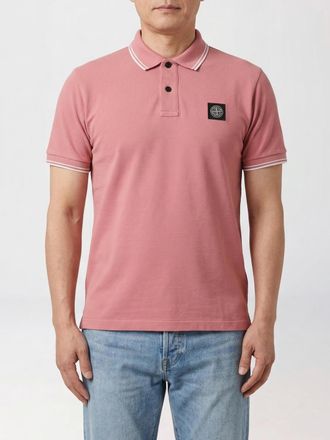 Stone Island Polo in cotone Piquet Stone Island con logo