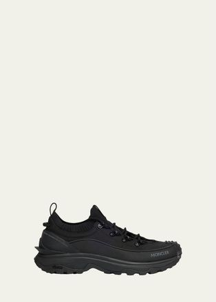 Moncler Mens Trailgrip Lite3 Nubuck & Suede Low-Top Sneakers