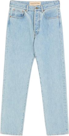 Valentino Garavani Jeans con design a cinque tasche - Blu