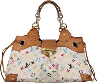 Louis Vuitton Ursula Handbag Monogram Multicolor White Canvas Bag (Pre-Owned)