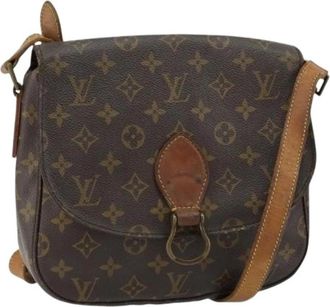 Louis Vuitton Pre-owned Canvas Cross Body Tas - Dames - Vintage Schoudertas - Bruin - ONE Size - Vintage