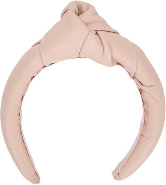 Red Valentino Leren Haarband - Dames - Accessoires - Beige - ONE Size - Leer - Accessoires