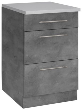 Wiho Küchen Unterschrank »Cali« 50 cm breit, mit 2 grossen Auszügen