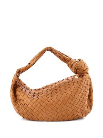 Bottega Veneta BV Jodie Intrecciato Nappa Medium hobo bag - women - Calf Leather - One Size - Gold