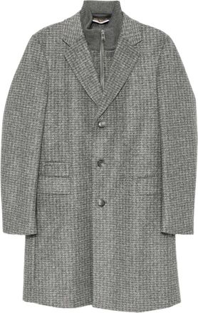 BOSS Jas met afneembare voering - Grijs