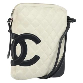 Chanel Pre-owned Cross Body Bags, female, White, Size: ONE SIZE Pre-owned Vintage Shoulder Bag