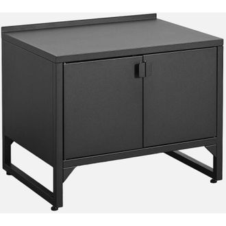 Sweeek Cucina esterna in acciaio con 2 ante, 80cm