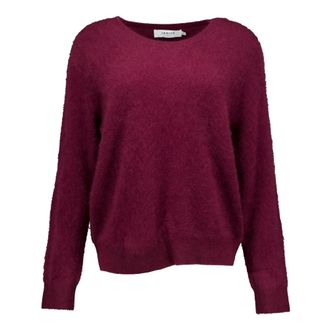 Janice Eon Ronde Hals Trui - Dames - Ronde hals truien - Rood - M - Truien & Vesten