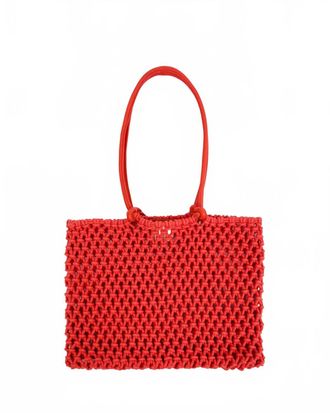 Clare Vivier Womens Sandy Tote In Bright Poppy
