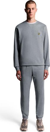 Lyle & Scott Crew Neck Sweater in Mid Grey Marl at Nordstrom, Size Xx-Large