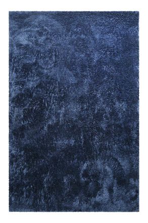 Homie Living Alfombra de pelo largo, suave y afelpada, azul 170x240