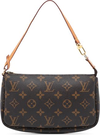Louis Vuitton Pre-owned Womens Monogram Pochette Accessoires - Brown Textile - One Size