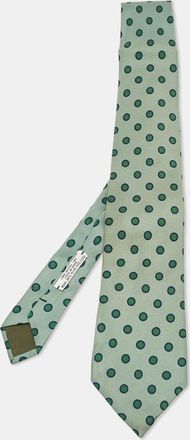HUGO BOSS Boss By Hugo Boss Green Dot Jacquard Silk Tie