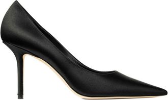 Jimmy Choo London Black Leather Pumps