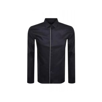 HUGO BOSS Overhemden > Formele Overhemden - Heren - Casual Overhemden - Blauw - XL - Overhemden