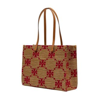 Tory Burch Womens Tote Beige Synthetic