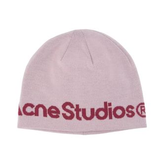Acne Studios Gorro de lana tejido - Accessories - unisex - Rosa - ONE SIZE