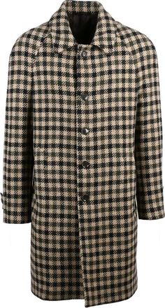 L.B.M. 1911 L.b.m. 1911, Jassen, Heren, Beige, M, Wol, Coat