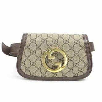 Gucci Pre-owned Belt Bags, unisex, Brown, Size: ONE SIZE Pre-owned Canvas Belt Bag