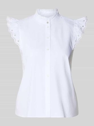 Boss Orange by Hugo Boss BOSS Orange Regular Fit Bluse aus reiner Baumwolle Modell BALVANA in Weiss, Gr&ouml;&szlig;e 34