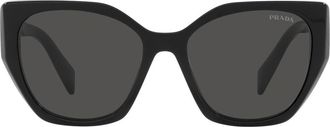 Prada 53mm Cat Eye Sunglasses in Black at Nordstrom