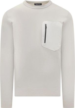 Herno Round-neck Truien - Heren - Ronde hals truien - Grijs - S - Truien & Vesten