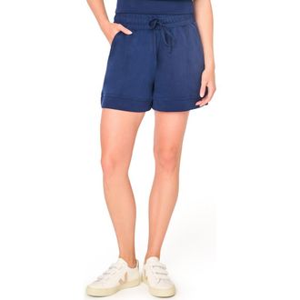 Gibsonlook Cloud Scuba Everywhere Drawstring Shorts in Navy at Nordstrom, Size Xx-Small