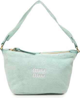 Miu Miu Pre-owned Miu Miu Terry Cloth Logo Handbag Ladies XPCNS5V45QWK7ZU5