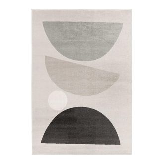AFK Living Alfombra s&uacute;per suave y gr&aacute;fica 160 x 230 cm